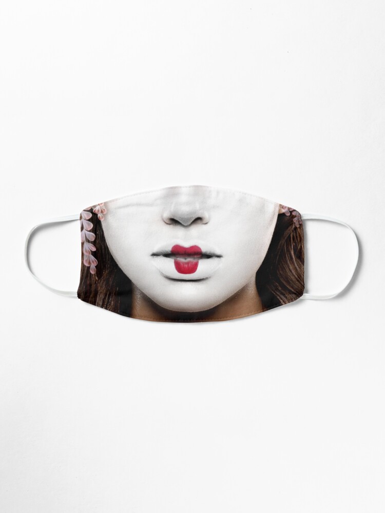 Alternate view of Geisha face mask Mask