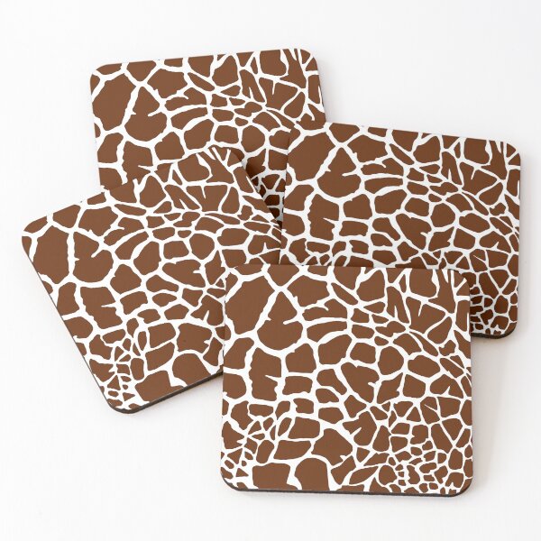 Item preview, Giraffe pattern brown white designed and sold by Patricia Piotrak.