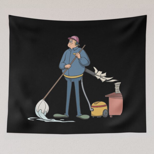 Item preview, Cleaner vacuum cleans office documents designed and sold by Monkey Ful.