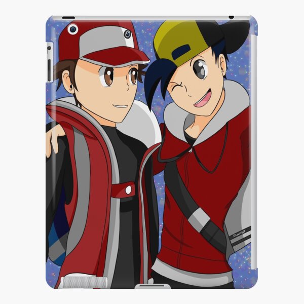 Pixilart - pokemon trainer's red and blue manga sprites. by Anonymous