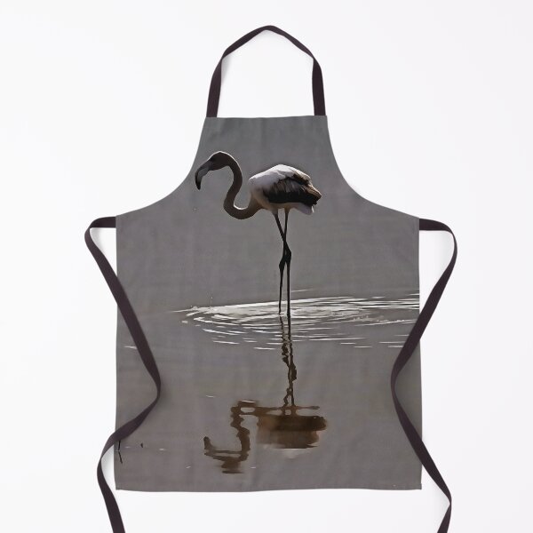 Item preview, Juvenile Flamingo In Grey With Reflection designed and sold by taiche.