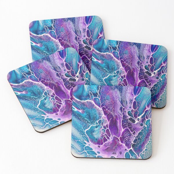 Item preview, Galaxy in Blue Dioxizine Fluid Art designed and sold by Rachel Pile.
