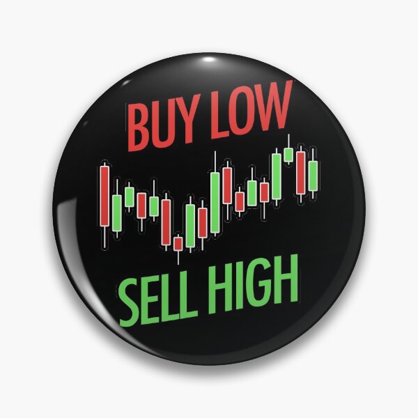 Item preview, Buy Low Sell High Slogan -- Candle Sticks Chart designed and sold by Trader-Style.