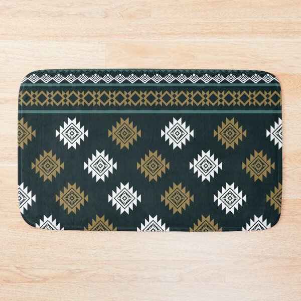 Item preview, green native pattern seamless modern design designed and sold by Zeedoherty.