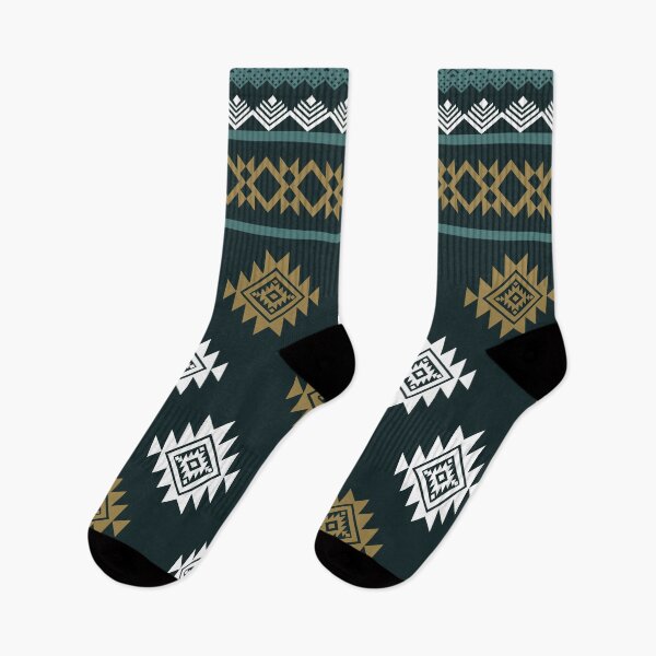 Item preview, green native pattern seamless modern design designed and sold by Zeedoherty.