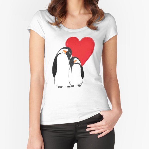 Penguin Partners - Vday edition 2 Fitted Scoop T-Shirt