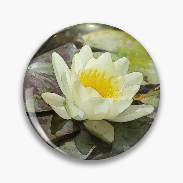 Item preview, Watercolor Water Lily Gift designed and sold by hyggekrog.