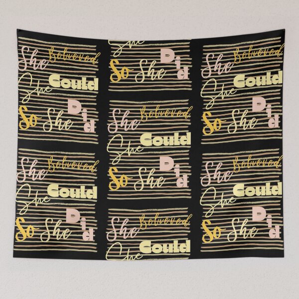 Item preview, she believed she could so she did she believed she was beautiful designed and sold by dalypdesign.