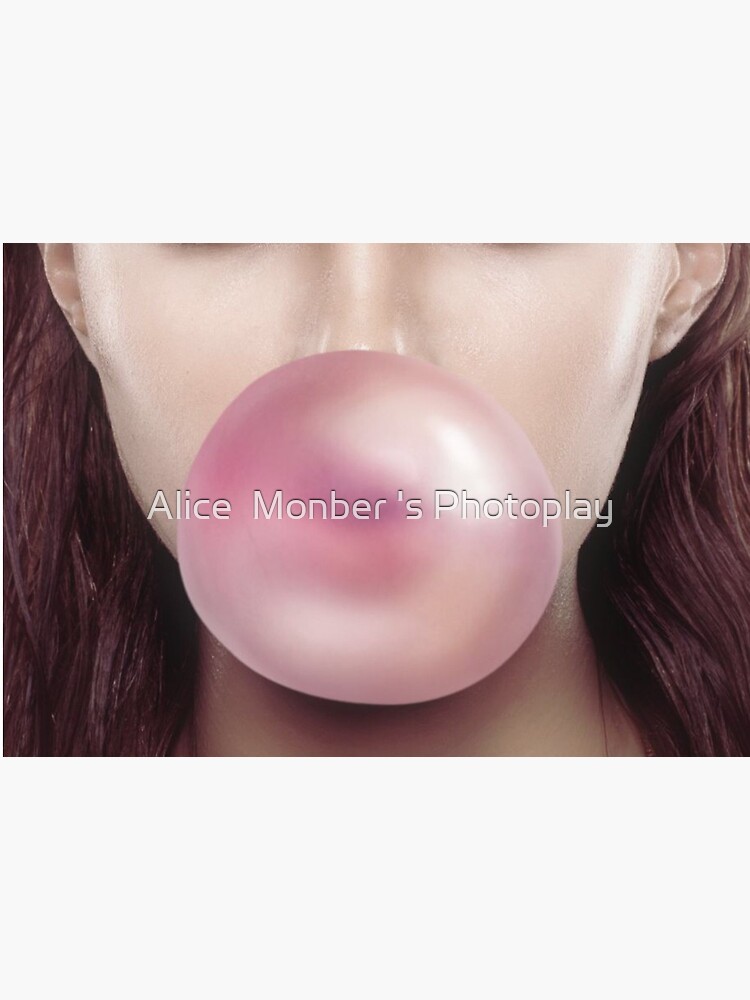 Bubble Gum Face Mask by alicemonbercomp