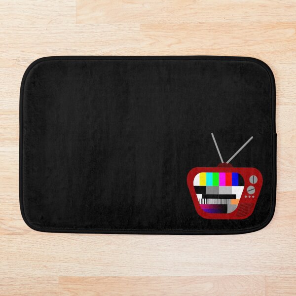 Item preview, Televisor viejo con patrón de prueba (rojo-marrón) designed and sold by CatMaGo.