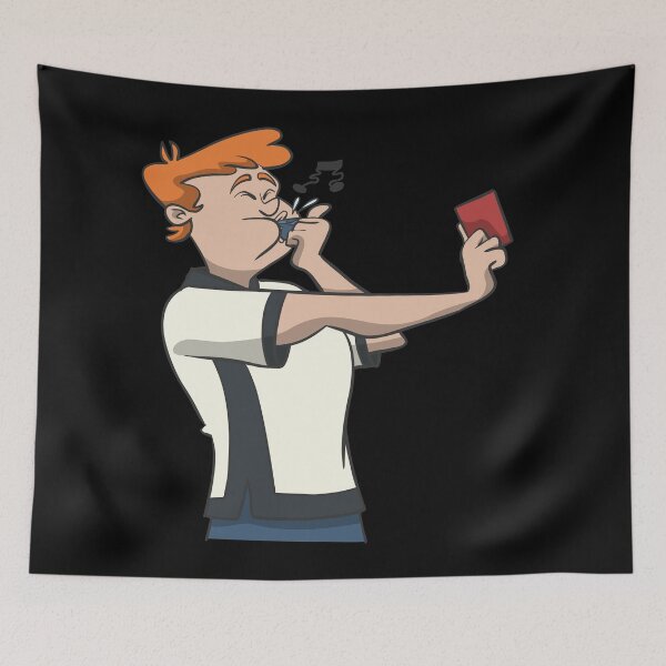 Item preview, Football referee draws red card designed and sold by Monkey Ful.