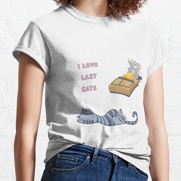 I love lazy cats Classic T-Shirt
