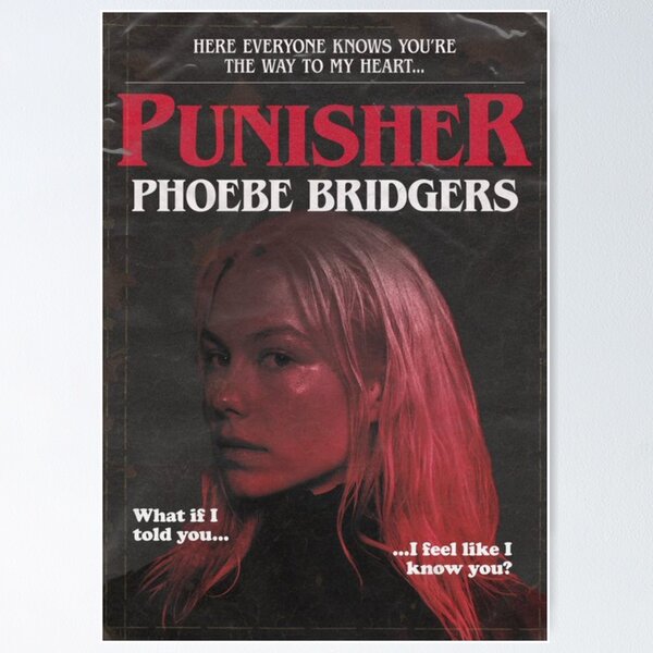 Artikel-Vorschau von Phoebe Bridgers Punisher Poster, designt und verkauft von beautyatwork.