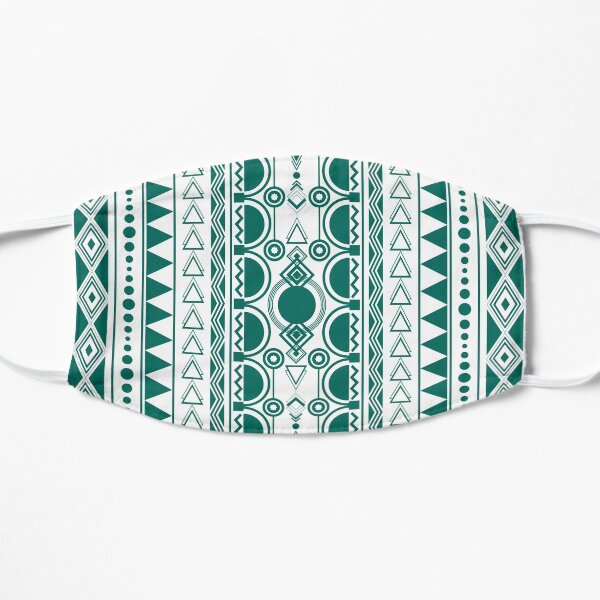 Bohemian Ornament 30122020 grün Flache Maske