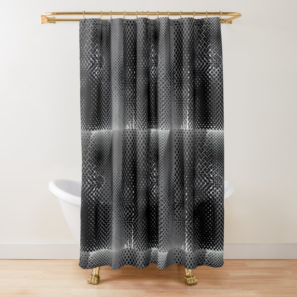 Matrix Vortex Shower Curtain