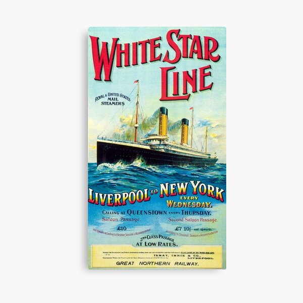 Item preview, WHITE STAR LINE OCEAN MAIL STEAMER designed and sold by Madjack Tees Kiwi SuperStore.