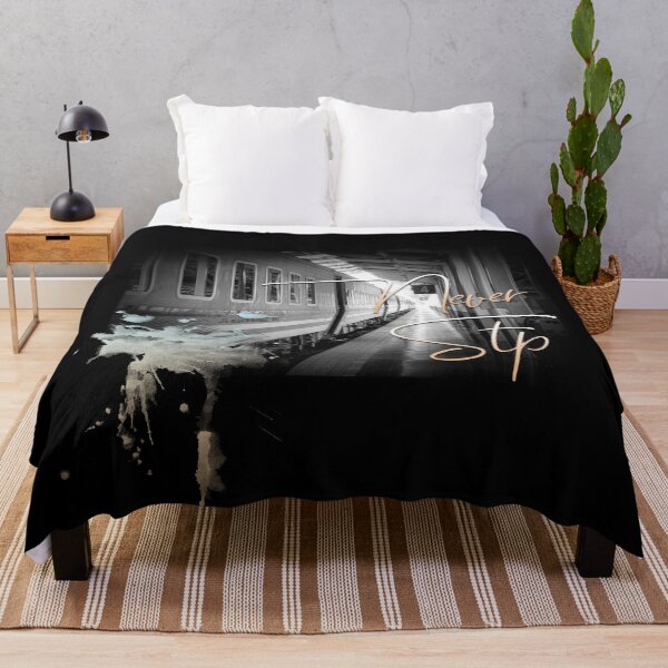 Item preview, The classic train with the slogan never stop on the tracks designed and sold by Beyhandesgn.