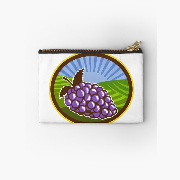 Item preview, Grapes Vineyard Farm Oval Woodcut designed and sold by patrimonio.