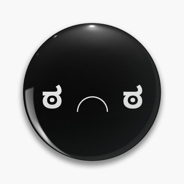 Item preview, Japanese Kaomoji emoticon sad / angry ಠ╭╮ಠ (black) designed and sold by Ziyodus.