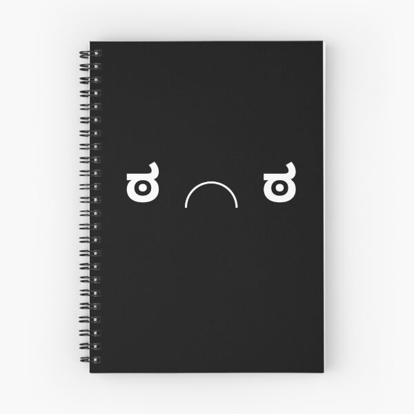 Item preview, Japanese Kaomoji emoticon sad / angry ಠ╭╮ಠ (black) designed and sold by Ziyodus.