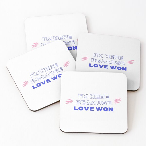 Item preview, I'M HERE BECAUSE LOVE WON designed and sold by Akz84.