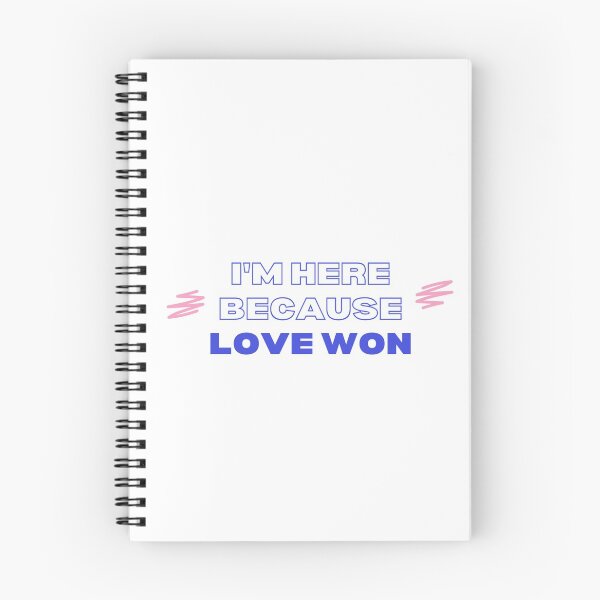 Item preview, I'M HERE BECAUSE LOVE WON designed and sold by Akz84.