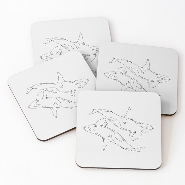 Item preview, Orca Line Art designed and sold by The Red Shop.