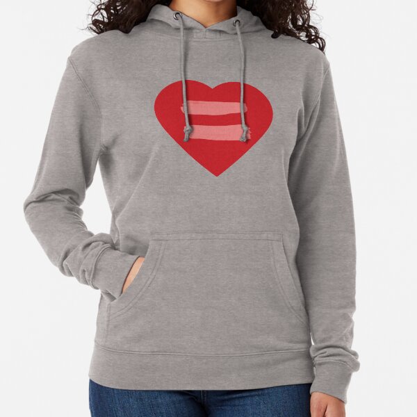 Equality Sign (heart shape) Lightweight Hoodie
