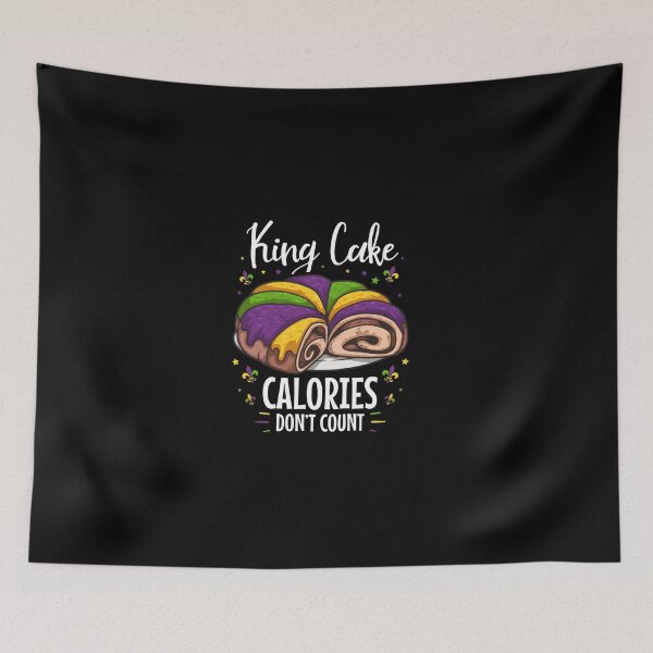 Item preview, Mardi Gras King Cake Costume Calories Don't Count designed and sold by Alex Cuttell.