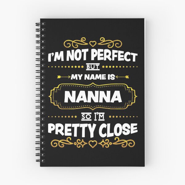 Item preview, Nanna I'm Not Perfect Aesthetic Custom Name designed and sold by MariaMacioca.