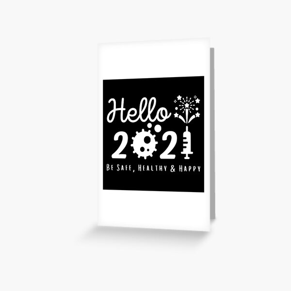 Item preview, Hello 2021, Happy New Years, Funny New Year, New Year Gift_White designed and sold by Respire2020.