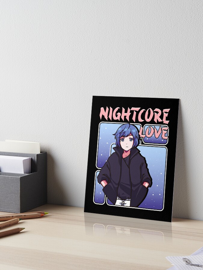 Nightcore Japanese Music Anime Aesthetic Manga EDM Poster