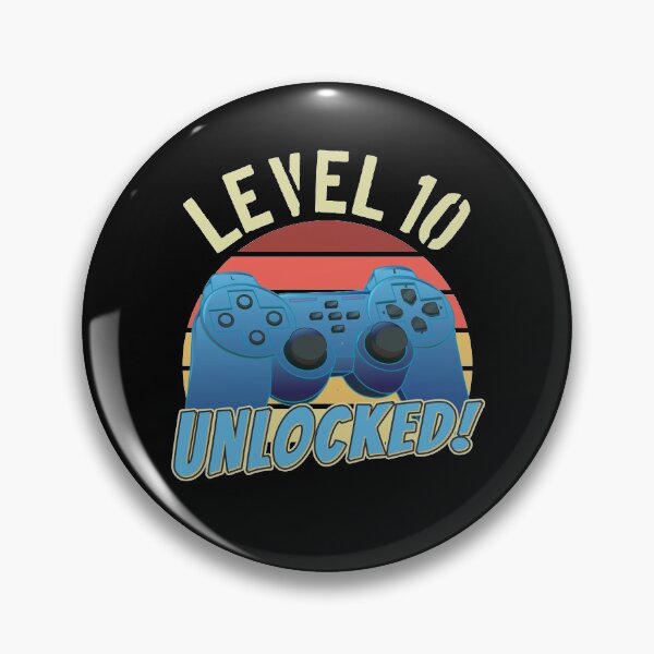 Item preview, Gamer gift 10. Birthday Level 10 unlocked designed and sold by 123428094.