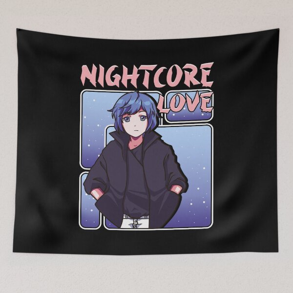 Item preview, Nightcore Love Japanese Music Anime Aesthetic EDM designed and sold by perfectpresents.