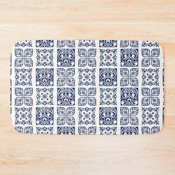Item preview, Blue tile pattern designed and sold by Mandala & More.