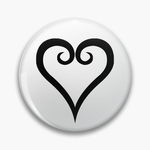 Item preview, Kingdom Hearts Logo Heart designed and sold by MaxNasta.