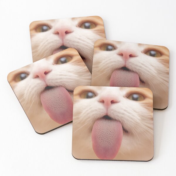 Item preview, Ginger Cat Long Tongue Licking  designed and sold by Thingsoftse.