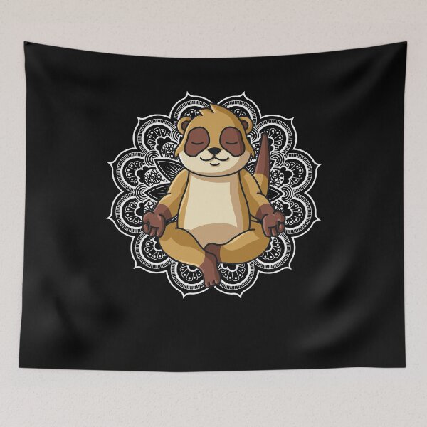 Item preview, Meerkat Yoga Mandala Spiritual yoga women designed and sold by 123428094.