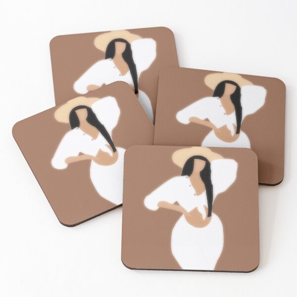 Item preview, Neutral color black hair girl cartoon  designed and sold by Beba  Ortiz.