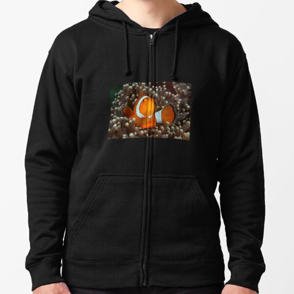 False Clown Anemonefish, Kapalai, Sabah, Malaysia Zipped Hoodie