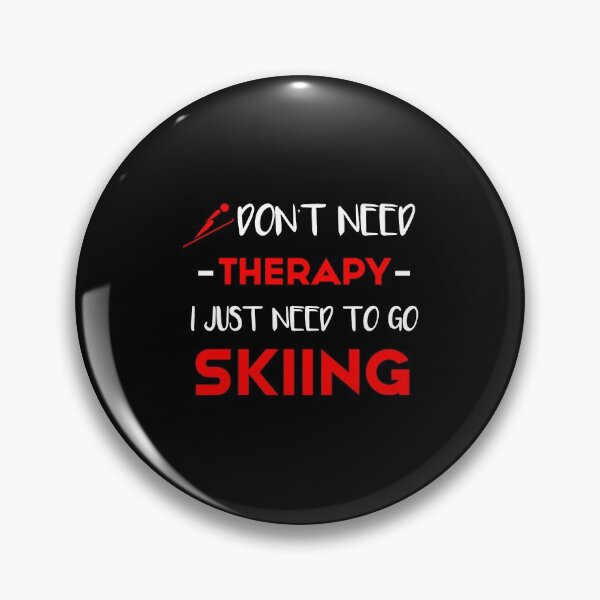 Item preview, I Don't Need Therapy I Just Need To Go Skiing T-shirt -  Cute Ski Lover present  designed and sold by NewDayDesigns.