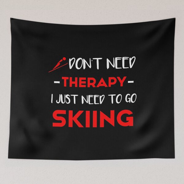 Item preview, I Don't Need Therapy I Just Need To Go Skiing T-shirt -  Cute Ski Lover present  designed and sold by NewDayDesigns.