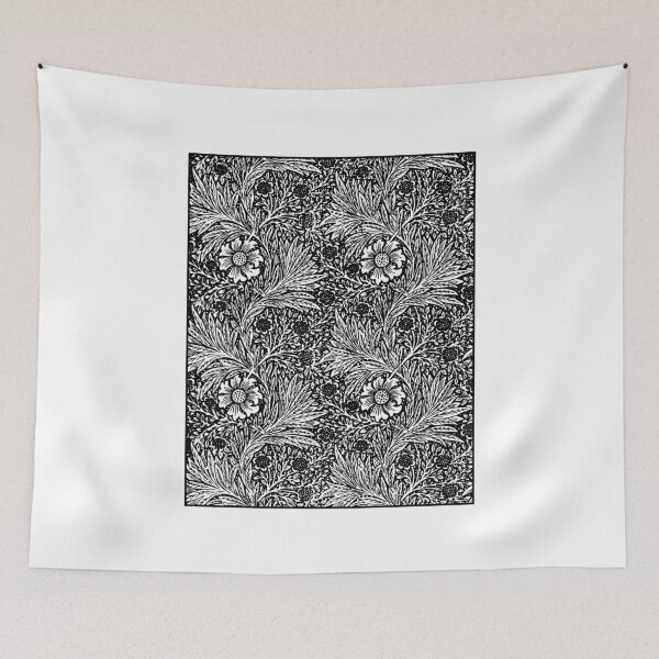 Item preview, Vintage Decorative Floral Woodcut Pattern designed and sold by ClickForMore.
