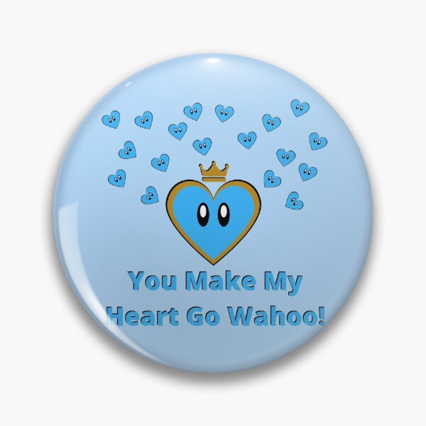 Item preview, You Make My Heart Go Wahoo! Blue designed and sold by Bootscauch.