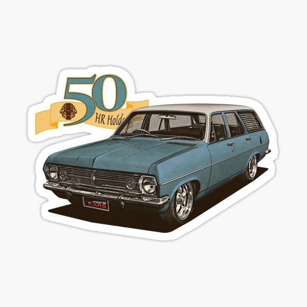 Item preview, HR Holden Station Wagon - 50th Anniversary - Blue & White designed and sold by morecars.
