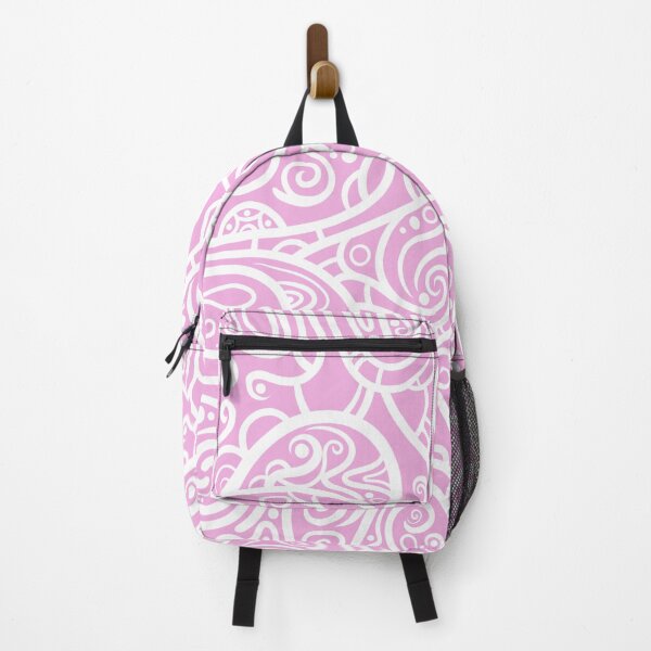 Item preview, Pink abstract lines swirl designed and sold by MinEkkoArt.