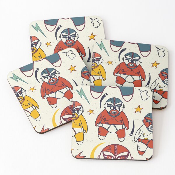 Item preview, Mexican wrestlers designed and sold by Yanick Kuster.