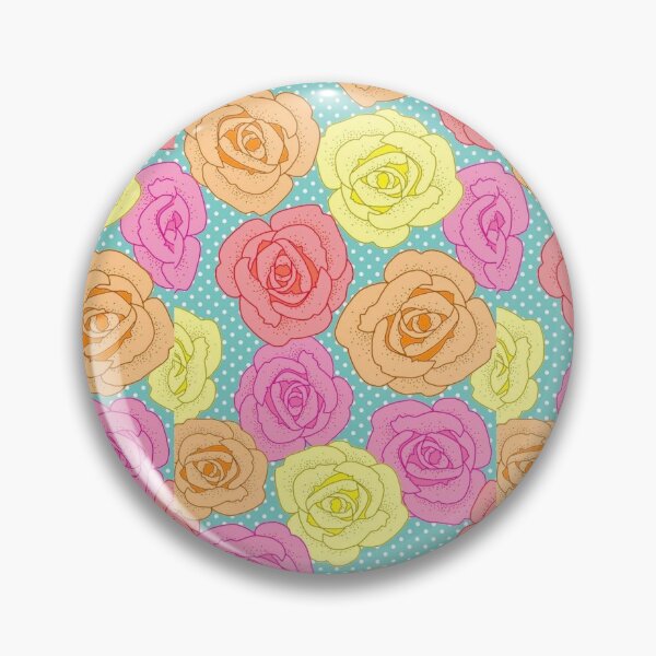 Item preview, Patrón de flores de colores brillantes designed and sold by PeterCech.