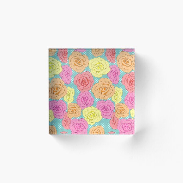 Item preview, Bright Colorful flowers pattern designed and sold by PeterCech.
