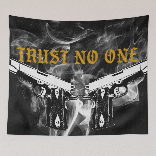 Item preview, 2guns- TRUST NO ONE designed and sold by cksplash.